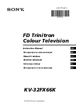 Sony Trinitron KV-32FX66K Instruction Manual preview