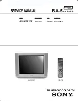 Sony Trinitron KV-34FS12T Service Manual preview