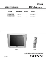 Preview for 2 page of Sony Trinitron KV-38DRC2 Service Manual