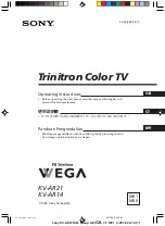 Предварительный просмотр 64 страницы Sony TRINITRON KV-AR14M50 Service Manual