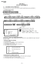 Предварительный просмотр 13 страницы Sony TRINITRON KV-AR14M80 Service Manual