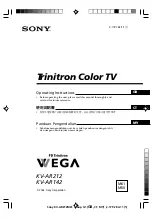 Предварительный просмотр 94 страницы Sony Trinitron KV-AR212M50 Service Manual