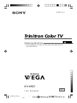 Предварительный просмотр 60 страницы Sony TRINITRON KV-AR21M50 Service Manual