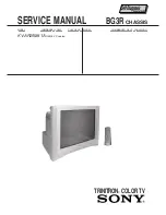 Предварительный просмотр 2 страницы Sony TRINITRON KV-AR25M81A Service Manual