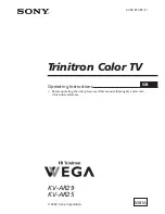 Предварительный просмотр 63 страницы Sony TRINITRON KV-AR25M81A Service Manual