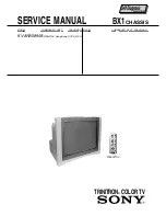 Предварительный просмотр 2 страницы Sony TRINITRON KV-AR25M90B Service Manual