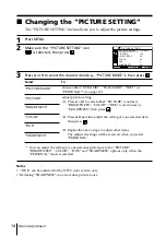 Preview for 14 page of Sony Trinitron KV-AR29 Operating Instructions Manual