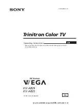 Предварительный просмотр 179 страницы Sony TRINITRON KV-AR29M61 Service Manual