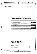 Предварительный просмотр 144 страницы Sony TRINITRON KV-DA322M64 Service Manual