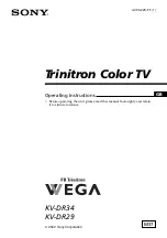 Предварительный просмотр 126 страницы Sony TRINITRON KV-DR29M37 Service Manual