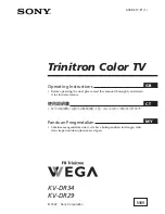 Предварительный просмотр 204 страницы Sony TRINITRON KV-DR29M39 Service Manual