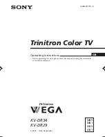 Предварительный просмотр 152 страницы Sony TRINITRON KV-DR29M61 Service Manual