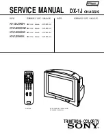 Предварительный просмотр 2 страницы Sony TRINITRON KV-DX29K90B Service Manual