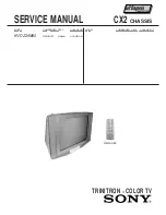 Предварительный просмотр 2 страницы Sony TRINITRON KV-DZ29M50 Service Manual