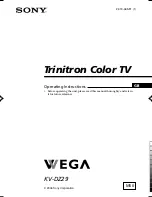 Предварительный просмотр 101 страницы Sony TRINITRON KV-DZ29M50 Service Manual