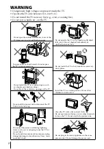 Предварительный просмотр 2 страницы Sony Trinitron KV-EF29 Operating Instructions Manual