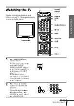 Предварительный просмотр 9 страницы Sony Trinitron KV-EF29 Operating Instructions Manual