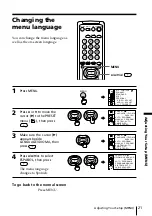 Предварительный просмотр 21 страницы Sony Trinitron KV-EF29 Operating Instructions Manual