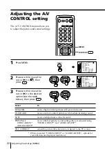 Предварительный просмотр 22 страницы Sony Trinitron KV-EF29 Operating Instructions Manual