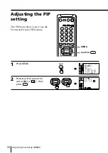 Предварительный просмотр 24 страницы Sony Trinitron KV-EF29 Operating Instructions Manual