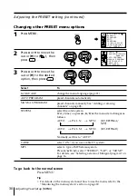 Предварительный просмотр 30 страницы Sony Trinitron KV-EF29 Operating Instructions Manual