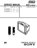 Sony Trinitron KV-ES34M61 Service Manual предпросмотр