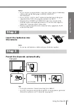 Preview for 5 page of Sony Trinitron KV-EX29 Operating Instructions Manual