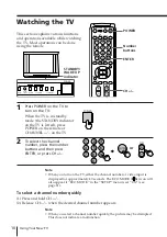 Preview for 10 page of Sony Trinitron KV-EX29 Operating Instructions Manual