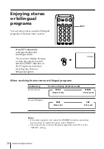 Preview for 20 page of Sony Trinitron KV-EX29 Operating Instructions Manual