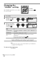 Preview for 28 page of Sony Trinitron KV-EX29 Operating Instructions Manual