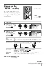 Preview for 31 page of Sony Trinitron KV-EX29 Operating Instructions Manual