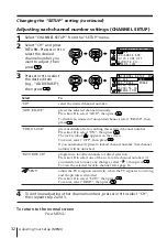 Preview for 32 page of Sony Trinitron KV-EX29 Operating Instructions Manual