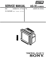 Sony Trinitron KV-EX29M69 Service Manual предпросмотр