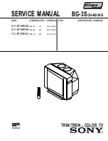 Предварительный просмотр 1 страницы Sony TRINITRON KV-FX29M80 Service Manual