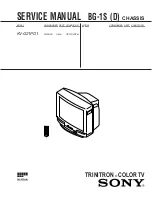 Sony TRINITRON KV-G21PD1 Service Manual preview