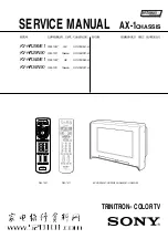 Preview for 2 page of Sony TRINITRON KV-HR29M61 Service Manual