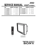 Sony Trinitron KV-HS29M61 Service Manual preview