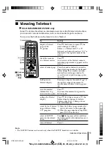 Предварительный просмотр 13 страницы Sony Trinitron KV-HW212 Operating Instructions Manual