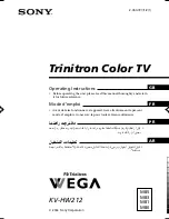 Предварительный просмотр 67 страницы Sony TRINITRON KV-HW212M60 Service Manual