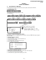 Предварительный просмотр 14 страницы Sony TRINITRON KV-HW21M80J Service Manual