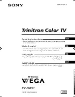 Предварительный просмотр 91 страницы Sony TRINITRON KV-HW21M80J Service Manual