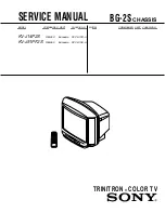 Sony TRINITRON KV-J14P2S Service Manual preview