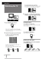 Preview for 12 page of Sony Trinitron KV-J25 Operating Instructions Manual