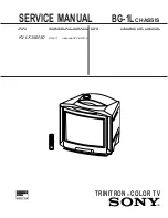 Sony TRINITRON KV-LX34M50 Service Manual предпросмотр