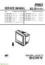 Sony Trinitron KV-PF14DK7 Service Manual предпросмотр