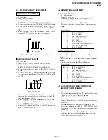 Предварительный просмотр 22 страницы Sony TRINITRON KV-PG14L70 Service Manual