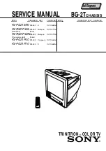 Предварительный просмотр 2 страницы Sony TRINITRON KV-PG21M70 Service Manual