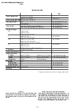 Preview for 3 page of Sony TRINITRON KV-PG21M70 Service Manual