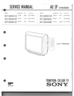 Preview for 1 page of Sony Trinitron KV-S2941A Service Manual