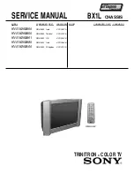 Предварительный просмотр 2 страницы Sony TRINITRON KV-SW292M50 Service Manual